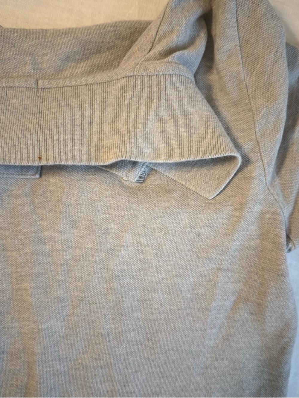 Polo Ralph Lauren Women’s Medium Gray Bear Logo Mesh Polo Dress - Picture 7 of 7